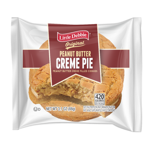 Little Debbie Peanut Butter Creme Pies - 3.6 Ounce