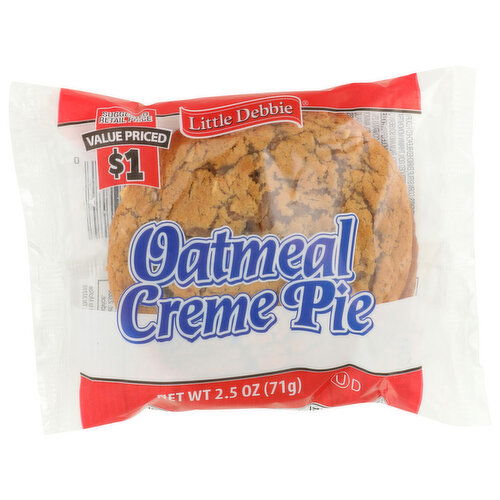 Little Debbie Oatmeal Cream Pie - 2.5 Ounce