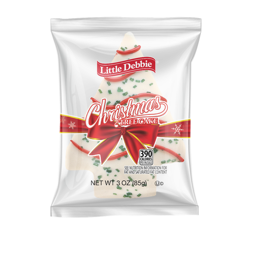 Little Debbie Christmas Tree Vanilla Cake - 3.5 Ounce