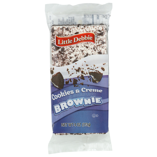 Little Debbie Cookies & Creme Brownie - 4 Ounce