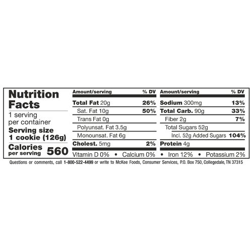 Snack Cakes, Little Debbie Double Decker Chocolate Chip Creme Pie - 4.4 Ounce