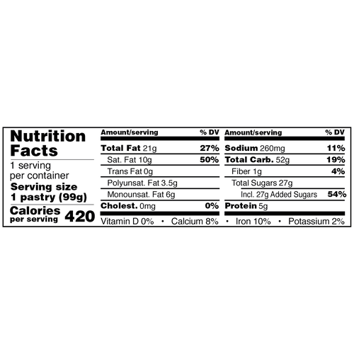 Little Debbie Cinnamon Sticky Bun - 3.5 Ounce