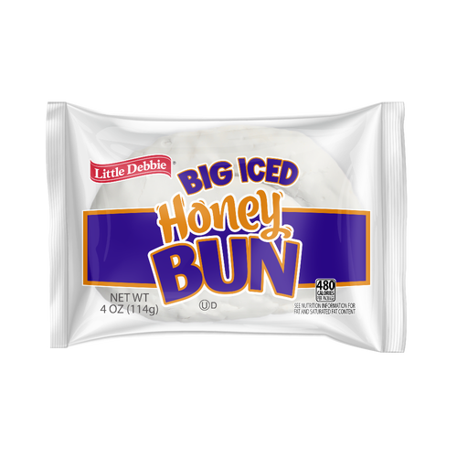 Little Debbie Snack Iced Honey Buns - 4.5 Ounce