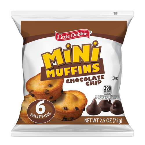Little Debbie Mini Chocolate Chip Muffins - 3 Ounce