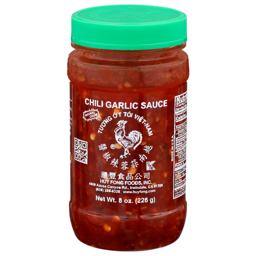 Tuong Ot Sriracha Huy Fong Foods Chili Garlic Sauce - 8 Ounce