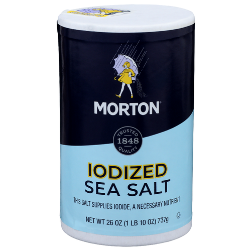 Morton Iodized Sea Salt - 26 Ounce