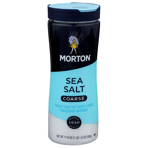 Morton Coarse Sea Salt - 17.6 Ounce