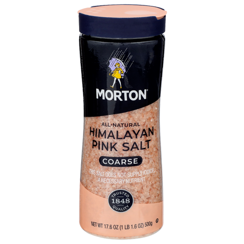 Morton Coarse Himalayan Pink Salt - 17.6 Ounce