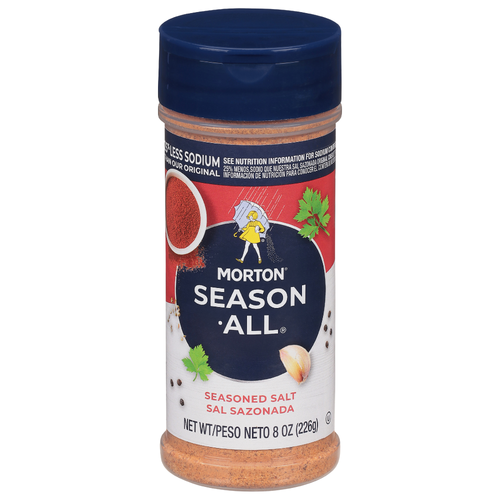 Morton Salt Morton Season All 25% Less Sodium Seasoned Salt - 8 Ounce