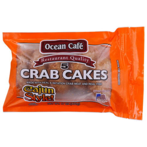 Ocean Cafe Oc Crab Cakes Cajun - 3.4 Ounce - 5 Count