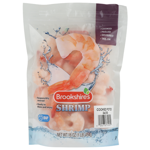 Brookshire's Cooked Shrimp Tail On 26/30 - 16 Ounce Image 1 of 4