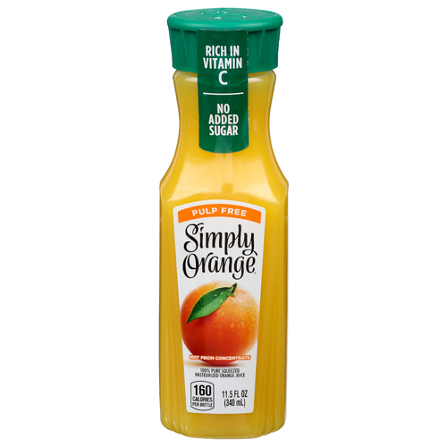 Simply Orange Pulp Free - 11.5 Fluid Ounce