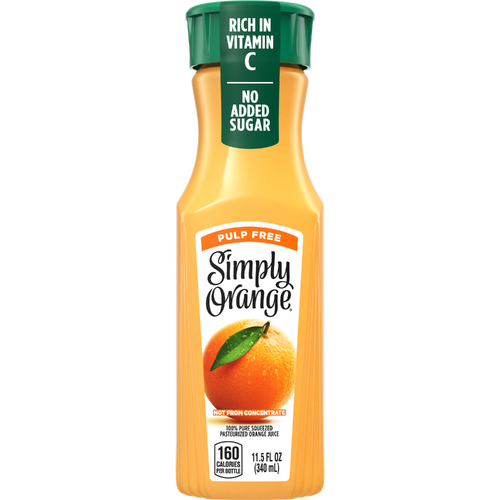 Simply Orange Pulp Free Juice - 11.5 Fluid Ounce