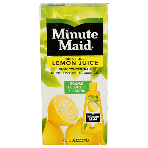 Minute Maid Lemon Juice - 7.5 Fluid Ounce