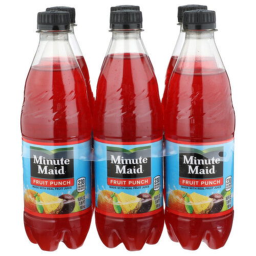 Minute Maid Fruit Punch - 16.9 Fluid Ounce - 6 Count