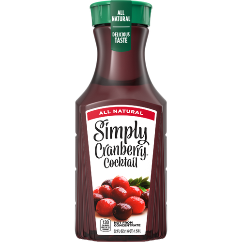 Simply Cranberry Cocktail Fruit Juice - 52 Fluid Ounce