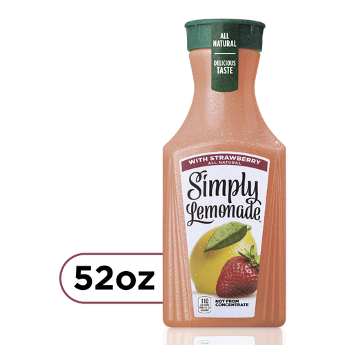 Simply Strawberry Lemonade Bottle - 52 Fluid Ounce Image 1 of 4