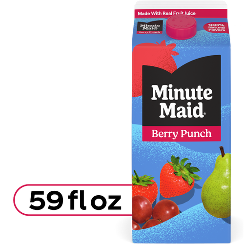 Minute Maid Berry Punch Juice Drink Carton - 59 Fluid Ounce