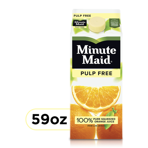 Minute Maid Pulp Free Orange Juice Carton - 59 Fluid Ounce Image 1 of 4