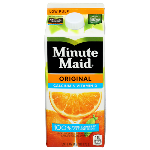 Minute Maid Original 100% Pure Squeezed Orange Juice - 59 Fluid Ounce