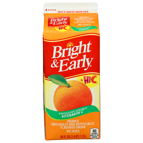 Bright & Early Orange Drink By Hi-C - 59 Fluid Ounce