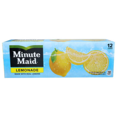 Minute Maid Lemonade - 12 Fluid Ounce - 12 Count