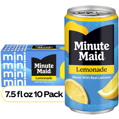 Minute Maid Lemonade Mini Cans - 6.25 Fluid Ounce - 12 Count