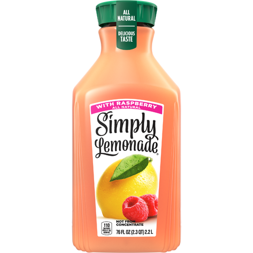 Simply Raspberry Lemonade Bottle - 76 Fluid Ounce Image 1 of 2
