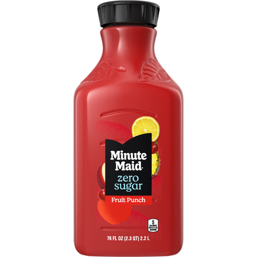 Minute Maid Zero Sugar Fruit Punch Juice Drink Bottle - 76 Fluid Ounce Image 1 of 2