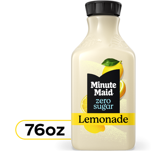 Minute Maid Zero Sugar Lemonade Bottle - 76 Fluid Ounce
