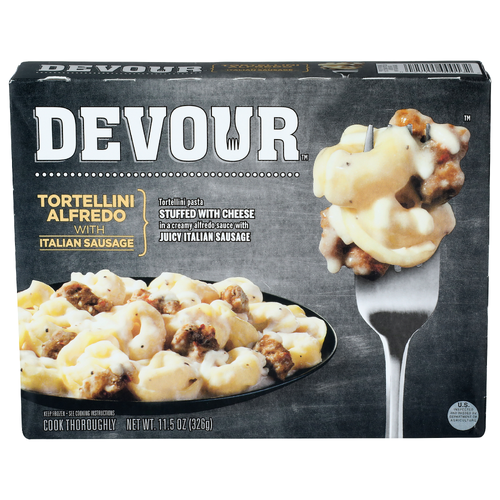 Devour Tortellini Alfredo With Italian Sausage - 11.5 Ounce