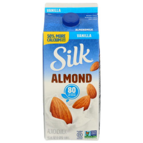Silk Almondmilk Vanilla - 64 Fluid Ounce