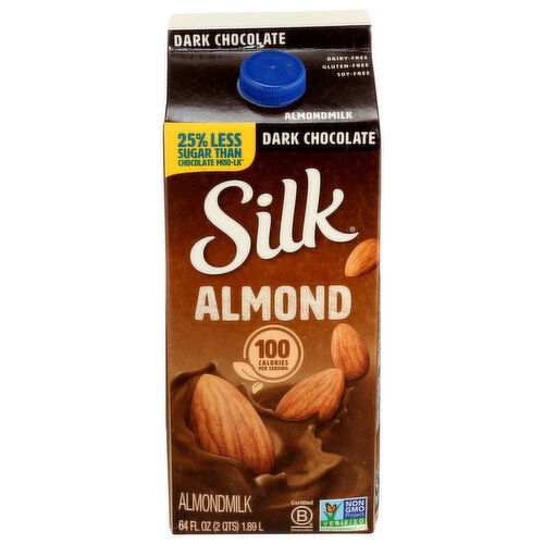 Silk Almond Dark Chocolate - 64 Fluid Ounce