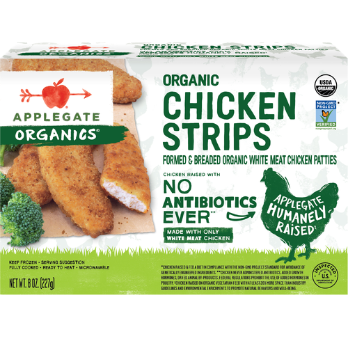 Applegate Organics  Organic Chicken Strips - 8 Ounce Image 1 of 4