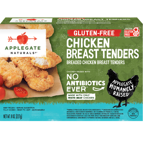 Applegate Naturals  Gluten Free Chicken Breast Tenders - 8 Ounce Image 1 of 4