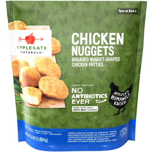Applegate Naturals Chicken Nuggets Family Size, Breaded - 16 Ounce Image 1 of 4