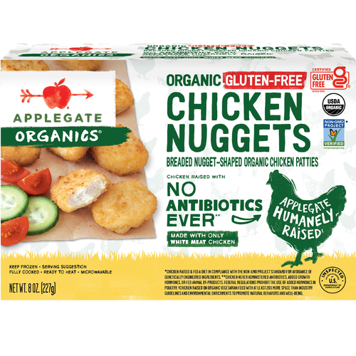 Applegate Organics Gluten Free Organic Chicken Nuggets - 8 Ounce Image 1 of 4