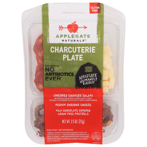 Applegate Snacking Nat Chorizo Charcuterie Plate Meat Snacks - 2.5 Ounce Image 1 of 4