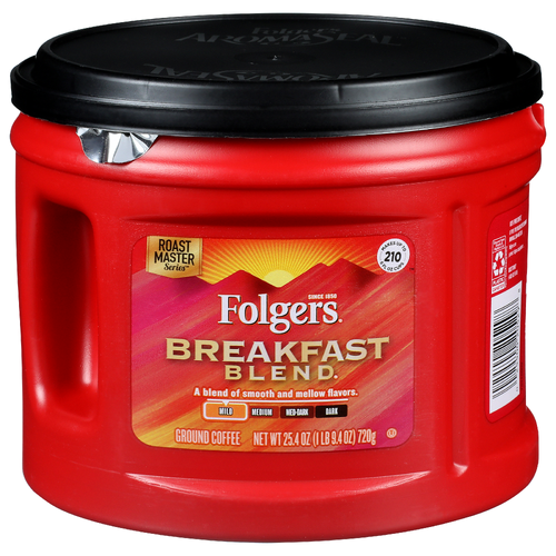Folgers Breakfast Blend Mild Ground Coffee - 0.108 Ounce - 210 Count Image 1 of 3