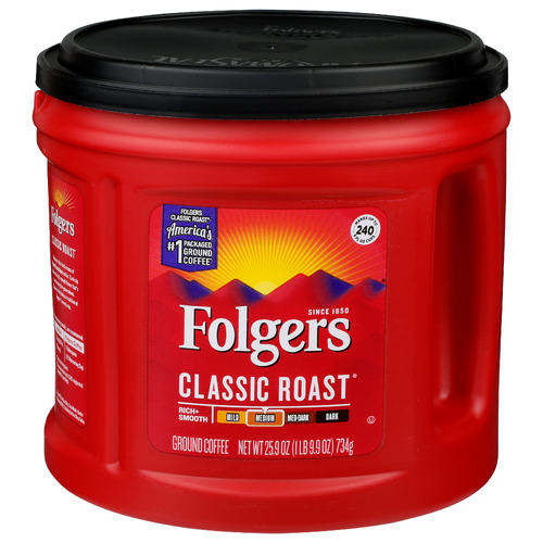 Folgers Classic Roast Ground Coffee - 25.9 Ounce