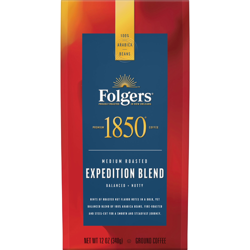 Folgers 1850 Ground Expedition Blend Medium - 12 Ounce