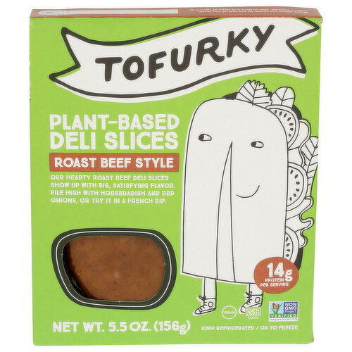 Tofurky Roast Beef Deli Style Slices - 5.5 Ounce