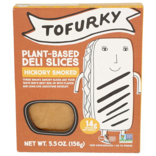 Tofurky Hickory Plant-Based Deli Slices Smoked - 5.5 Ounce