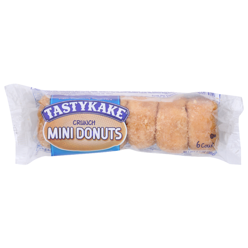 Tastykake Crunch Mini Donuts - 0.567 Ounce - 6 Count