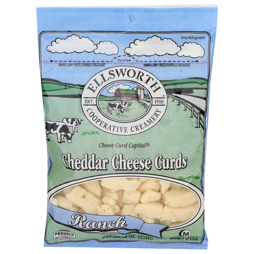 Ellsworth Cooperative Creamery Cheddar Cheese Curds Ranch - 16 Ounce