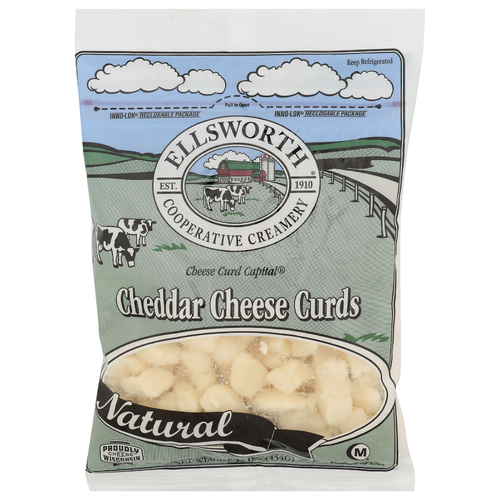 ELLSWORTH COOPERATIVE CREAMERY Cheddar Cheese Curds - 16 Ounce