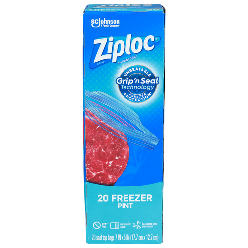 Ziploc Seal Top Bags - 20 Count