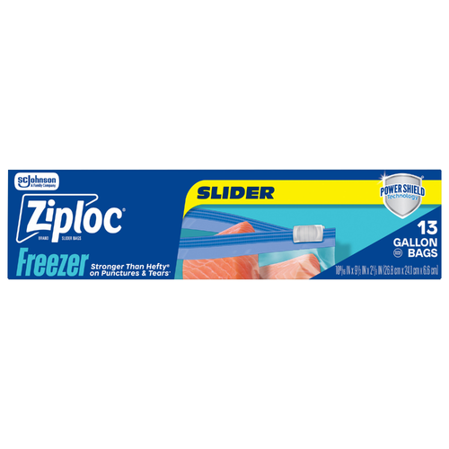 Ziploc Gallon Freezer Slider Bags - 13 Count