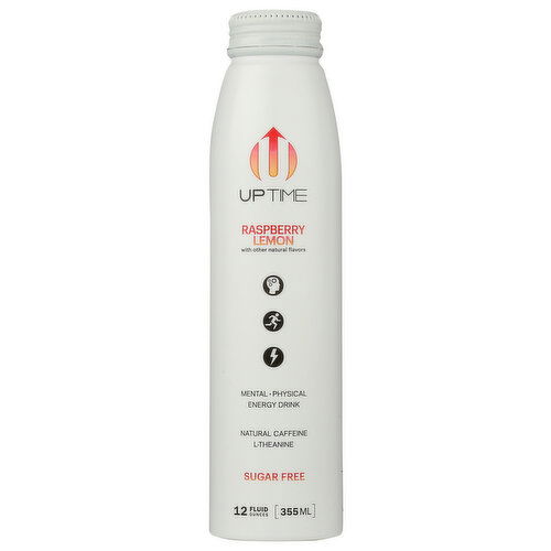 Uptime Drink Enrgy Rasp Lmn - 12 Fluid Ounce Image 1 of 2