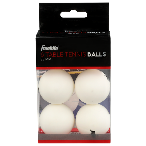 Franklin Table Tennis Balls - 6 Count